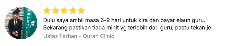 Testimonial Quran Clinic